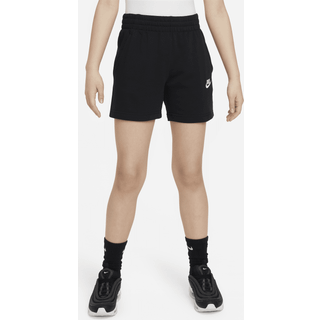 Nike Girls' Club French Terry Shorts Junior, Black - 10-12Y