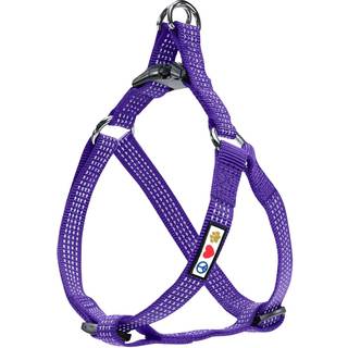 Pawtitas Hund Harness Lille størrelse Hund Purple Dog Harness Trin ind fra en seniorhund til en hvalpesele Justerbar reflekterende hundesele Refl
