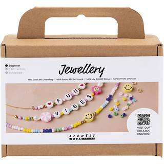 Mini DIY Kit Smykker, farverige halskæder