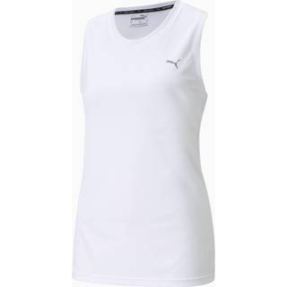 Women&#39;s Puma Performance Training Tank Top, White, Size XL, Clothing - White - XL