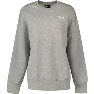 Under Armour Icon Fleece Women's Oversized Crew Mod Gray Light Heather / White XS