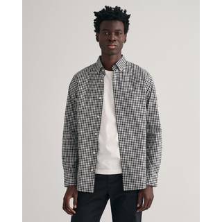 GANT Herre Regular fit klassisk gingham poplin-skjorte (S)