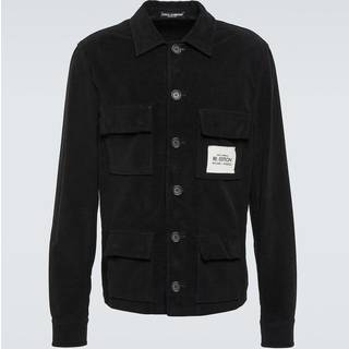 Dolce&Gabbana Re-Edition cotton overshirt - black - EU 46
