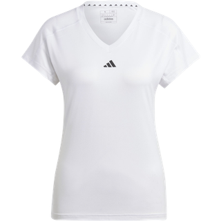 AEROREADY Train Essentials Minimal Branding V-Neck T-shirt - White - L