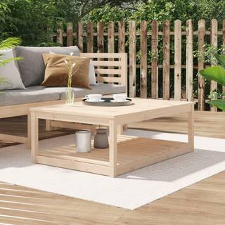 havebord 121x82,5x45 cm massivt fyrretræ