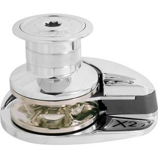 Elektrisk ankerspil Lofrans X2 Drum Chromed Bronze, 1000 W, 12 V, for Ø8 mm kæde / Ø14 mm 3-slagen line med kæde