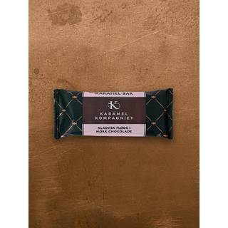 Karamel Kompagniet Karamel Bar Klassisk Fløde i Mørk Chokolade 50g