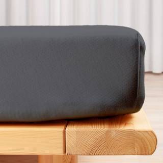 Økologisk facon jerseylagen fra NIGHT & DAY - GRÅ 90x200x35 cm.