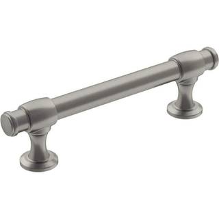 Amerock | Kabinettræk | Satin nikkel | 3-3/4 tommer (96 mm) center-til-centre | Winsome | 1 pakke | Skuffet træk | Skabshåndtag | Skabshardware