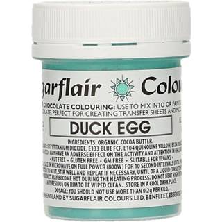 Chokoladefarve Duck Egg – 35g, Sugarflair Uden E171