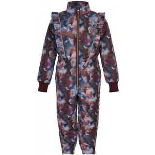 Mikk-Line - Termodragt Thermal+ Suit AOP - Decadent Chocolate - 128