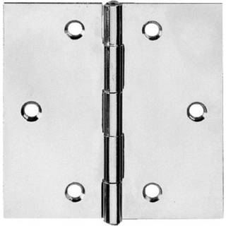 TOOLCRAFT kantede hængsler 80 mm Stål, bl forzinket 1