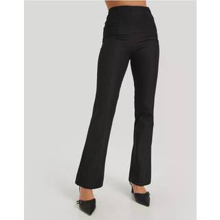 Selected Femme - Sort - Slfeliana Mw Slim Flared Pant Noos - EU 34