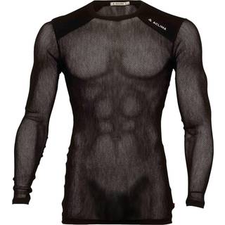 Aclima Men's WoolNet Light Crewneck Jet Black, M