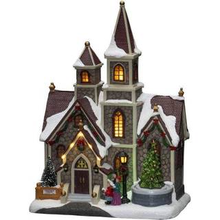 Konstsmide - Mekanisk Juledekoration Med Kirke - Dekoration