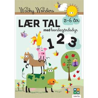 Aktivitetsbog Lær Tal med Wacky Wonders Bondegårdsdyr