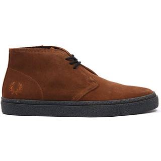 Fred Perry Herren Desert Boots braun Velours