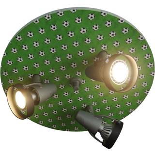 Fodboldformet loftlampe, 3 lyskilder
