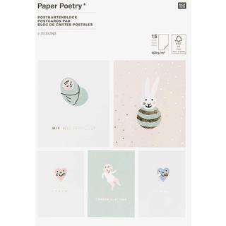 Paper Poetry Postkartenblock Hello Baby 15 Karten