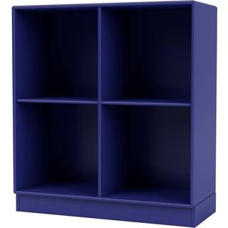 Montana - Show Bookcase, Plinth H7 cm - Monarch - Hylder - Blå - MDF