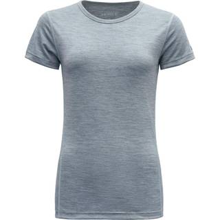 Devold Breeze Woman T-Shirt Merino undertøj Damer størrelse L farve grå