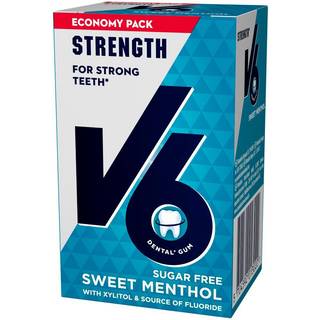 V6 Strength Sweet Menthol Tyggegummi 70 g
