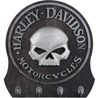 Harley-Davidson skulptureret 3d Willie G Skull Key Rack Textured Finish HDL-15313