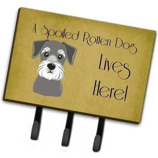 """" Caroline's Treasures BB1454TH68 Schnauzer forkælet hundeliv her snor eller nøgleholder stor multicolor """"