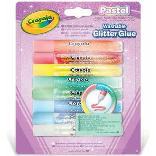 Crayola: Limstifter med glitter, pastelfarver - 8 stk