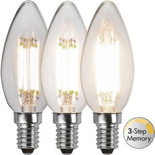 Star Trading LED-pære E14 C35 Clear 3-step memory 354-93-1