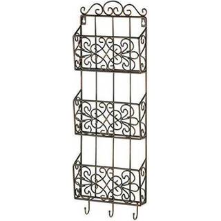 Vintage Charm Triple Wall Rack 10x2.5x29 """"