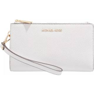 MK Adele Pebbled Leather Smartphone Wallet - White - Michael Kors - ONE SIZE