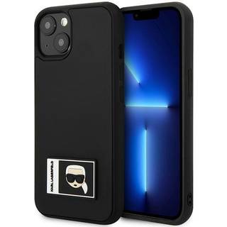 Karl Lagerfeld iPhone 13 sort hardcase Ikonik Patch