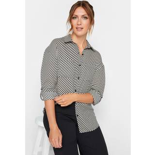 Long Tall Sally Long Tall Sally Black Stripe Shirt