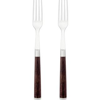 KAI Shun Premier Tim Mälzer Gabel-Set - Griff Pakkaholz - Braun,Silber