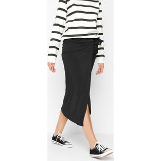 Lts Tall Black Wrap Midi Skirt 14 Lts | Tall Women's Midi Skirts