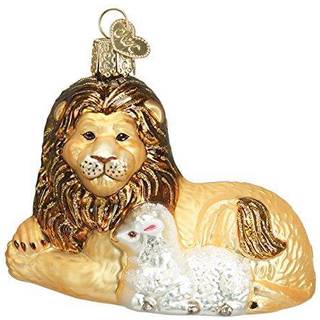 Old World Christmas Spiritual Gifts Glass bl?st ornamenter til juletr? l?ve lam