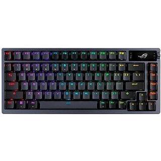 ASUS ROG AZOTH 75% Wireless DIY Custom RGB - Gaming Tastatur - Uden Numpad - Amerikansk engelsk - Sort