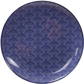 Tokyo Design Studio Nippon Blue Tallerken 20,6 Cm Dots - Middagstallerkner Porcelæn Blå - 17955