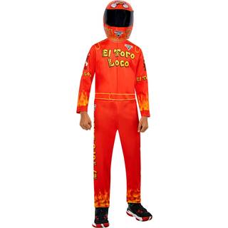 Rubies Child's Monster Jam El Toro Loco Costume Jumpsuit and Mask för tema Partier och Halloween som visas medium