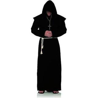 Mönchsrobe Herrenkostüm schwarz One Size