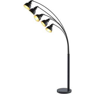 Lindby - Lira 5 Gulvlampe Black/Gold