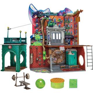 Teenage Mutant Ninja Turtles Mayhem Sewer Lair - stort legesæt med 20 funktioner og tilbehør - 63 cm