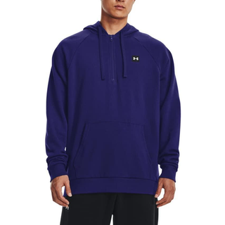 Under Armour UA Rival Fleece 1/2 Zip Hoody Men - Dark Blue, Size L - dark_blue
