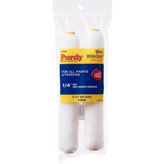 Purdy 140605060 Wire Mini Roller Replacements White Dove 2 Packm 6-1/2 tommer x 1/4 tommer