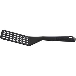 Berndes 9011 Sort spatel med huller til at vende mad – Ergonomisk, non-stick belægning, BPA-fri, varmebestandigt nylon-køkkenredskab