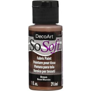 Decoart DSS102-26 Sosoft Stof Acrylics Paint 1-ounce Brown