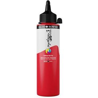 System 3 Fluid Acrylic - 250ml. Cadium Red