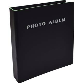 Better Office Products Foto Album til 4x6 Billeder 2-ring Mini Hard Cover Photo Binder indeholder 36 4x6 fotos med klare tungv?gt lomme ?rmer (so