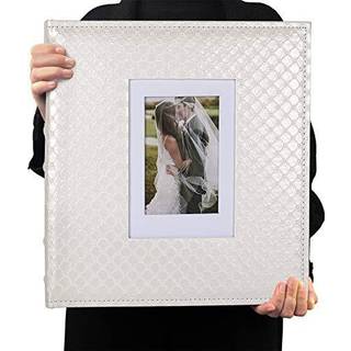 Recutms fotoalbum 4x6 indeholder 600 fotos knap korn st?rre kapacitet l?der cover sort indre side baby familie bog bryllup jubil?um billeder f?ds
